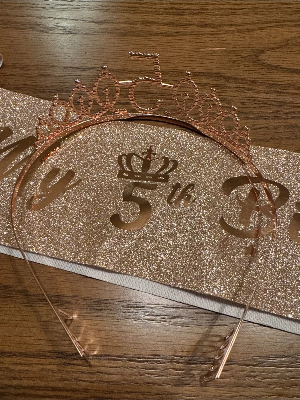 Rose Gold Glitter 